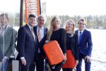 Amsterdam 12 november 2015
Presentatie koffers van de NOC NSF van princess voor Rio 2016 bij restaurant het Bosch.
Jan  Peter Balkenende, Andre Bolhuis, Inge de Bruijn, Florentine en Tim Ouborg