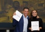 Amsterdam 19 oktober 2015 
Boekpresentatie Sacha de Boer en Jacob Jan Boerma in hotel Krasnapolsky. Man Rick Nieman praat het aan elkaar.