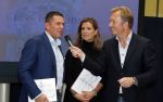 Amsterdam 19 oktober 2015 
Boekpresentatie Sacha de Boer en Jacob Jan Boerma in hotel Krasnapolsky. Man Rick Nieman praat het aan elkaar.