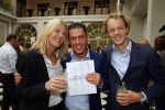 Amsterdam 19 oktober 2015 
Boekpresentatie Sacha de Boer en Jacob Jan Boerma in hotel Krasnapolsky. Man Rick Nieman praat het aan elkaar. Jacob Jan met Dorien Ouborg