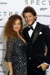 Amsterdam 28 oktober 2015
Premiere James Bond spectre in Tuschinski.
Katja Schuurman met vriend Freek v Noordwijk
