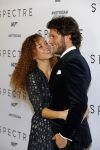 Amsterdam 28 oktober 2015
Premiere James Bond spectre in Tuschinski.
Katja Schuurman met vriend Freek v Noordwijk