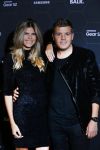 Amsterdam 29 oktober 2015 
Presentatie nieuwe samsung smart watch in samenwerking met BALR. in the harbour club.
Kim Kotter met Jaap Reesema