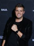 Amsterdam 29 oktober 2015 
Presentatie nieuwe samsung smart watch in samenwerking met BALR. in the harbour club.
Kim Kotter met Jaap Reesema