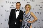 Amsterdam 28 oktober 2015
Premiere James Bond spectre in Tuschinski. Mark v Eeuwen met (een) vriendin