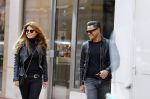 Amsterdam 13 september 2015
Olcay Gulsen met haar verloofde Frans op de pc hooftstraat op scooters