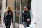 Amsterdam 13 september 2015
Olcay Gulsen met haar verloofde Frans op de pc hooftstraat op scooters