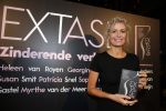 Amsterdam 2 november 2015
Presentatie boek Extase geschreven door Heleen v Royen Georgina Verbaan Daphne Deckers Susan Smit Patricia Snel Sophie v d Stap Chantal v Gastel Myrthe v d Meer Milou v d Will en Halina Reijn. De presenatie was bij Duchess.