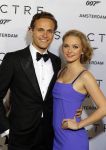 Amsterdam 28 oktober 2015
Premiere James Bond spectre in Tuschinski. Pip Pellens met vriend Pim Wessels
