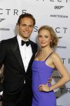 Amsterdam 28 oktober 2015
Premiere James Bond spectre in Tuschinski. Pip Pellens met vriend Pim Wessels