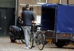 Amsterdam 20 oktober 2015 
Rolf Snoeren op de fiets in Amsterdam.