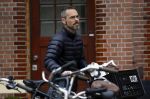 Amsterdam 20 oktober 2015 
Rolf Snoeren op de fiets in Amsterdam.