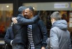 Amsterdam 21 oktober 2015
Ruud Gullit met Vrirndin Karin in Gelderland plein. Frank Rijkaard met moeder