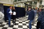 Amsterdam 19 oktober 2015 
Boekpresentatie Sacha de Boer en Jacob Jan Boerma in hotel Krasnapolsky. Man Rick Nieman praat het aan elkaar.