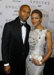 Amsterdam 28 oktober 2015
Premiere James Bond spectre in Tuschinski. Sylvana Simons met neef