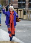Amsterdam 27 oktober 2015 
Willeke Alberti op straat.