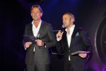 Amsterdam 29 oktober 2015 
Presentatie nieuwe samsung smart watch in samenwerking met BALR. in the harbour club.
Demy de Zeeuw met Winston Gerstanowitz. Willem Visser van Samsung Nederland