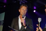 Amsterdam 29 oktober 2015 
Presentatie nieuwe samsung smart watch in samenwerking met BALR. in the harbour club.
Demy de Zeeuw met Winston Gerstanowitz. Willem Visser van Samsung Nederland