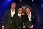 Amsterdam 29 oktober 2015 
Presentatie nieuwe samsung smart watch in samenwerking met BALR. in the harbour club.
Demy de Zeeuw met Winston Gerstanowitz en Willem Visser