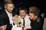 Amsterdam 29 oktober 2015 
Presentatie nieuwe samsung smart watch in samenwerking met BALR. in the harbour club.
Demy de Zeeuw met Winston Gerstanowitz