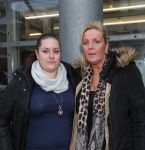Den Bosch, 13 Oktober 2016
Rechtbank in de zaak Nicole v d Hurk
Op de foto Ad v d Hurk ex-vrouw Jolanda  v d Weijden met dochter Debbie v d Hurk