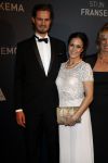 Amsterdam 31 oktober 2016 
Premiere fataal in Tuschinski. Anna-Alicia Skilias en partner Steven Sierhuis en schoonouders