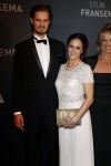 Amsterdam 31 oktober 2016 
Premiere fataal in Tuschinski. Anna-Alicia Skilias en partner Steven Sierhuis en schoonouders
