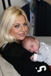 Wateringen 22 oktober 2016
Bobbi Eden en man Mark Laurenz met hun zoon Brandon ray.