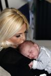 Wateringen 22 oktober 2016
Bobbi Eden en man Mark Laurenz met hun zoon Brandon ray.