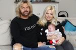 Wateringen 22 oktober 2016
Bobbi Eden en man Mark Laurenz met hun zoon Brandon ray.