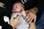 Wateringen 22 oktober 2016
Bobbi Eden en man Mark Laurenz met hun zoon Brandon ray.