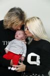 Wateringen 22 oktober 2016
Bobbi Eden en man Mark Laurenz met hun zoon Brandon ray.