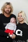 Wateringen 22 oktober 2016
Bobbi Eden en man Mark Laurenz met hun zoon Brandon ray.