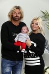 Wateringen 22 oktober 2016
Bobbi Eden en man Mark Laurenz met hun zoon Brandon ray.