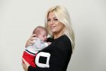 Wateringen 22 oktober 2016
Bobbi Eden en man Mark Laurenz met hun zoon Brandon ray.