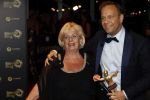 Amsterdam 13 oktober 2016
Televizierring 2016 in de heineken music Hall.
Carlo Boszhard met vriend en moeder