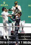 Francorchamps Spa 27 augustus 2016
F1 GP Spa Francorchamps. Daniel Ricciardo Lewis Hamilton en Nico Rosberg