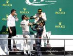Francorchamps Spa 27 augustus 2016
F1 GP Spa Francorchamps. Daniel Ricciardo Lewis Hamilton en Nico Rosberg