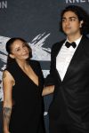 Amsterdam 31 oktober 2016 
Premiere fataal in Tuschinski. Fajah Lourens met een kennis