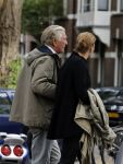 Amsterdam 8 oktober 2016
Frits Kroymans met een vriendin op de cornelis schuytstraat