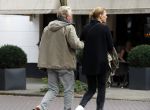 Amsterdam 8 oktober 2016
Frits Kroymans met een vriendin op de cornelis schuytstraat
