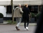 Amsterdam 8 oktober 2016
Frits Kroymans met een vriendin op de cornelis schuytstraat