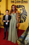 Scheveningen 30 oktober 2016
Premiere the lion king in het circustheater. Glennis Grace met zoontje Tony