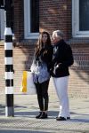 Amsterdam 22 oktober 2016
Harry Mens met zijn vriendin in Amsterdam zuid
