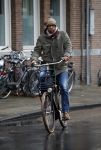 Amsterdam 9 november 2016
Jimmy Geduld op de fiets in de stad.