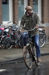 Amsterdam 9 november 2016
Jimmy Geduld op de fiets in de stad.