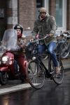 Amsterdam 9 november 2016
Jimmy Geduld op de fiets in de stad.