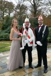 Driebergen, 20 November 2016 Jimmy Hoekstra (Prins Jim XLII) , Prins Candice (Candice de Bruin en Adjudant Mark Ligteringen van Stichting CV De Sparrennarren