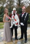 Driebergen, 20 November 2016 Jimmy Hoekstra (Prins Jim XLII) , Prins Candice (Candice de Bruin en Adjudant Mark Ligteringen van Stichting CV De Sparrennarren