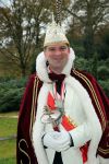 Driebergen, 20 November 2016 Jimmy Hoekstra (Prins Jim XLII) , Prins Candice (Candice de Bruin en Adjudant Mark Ligteringen van Stichting CV De Sparrennarren